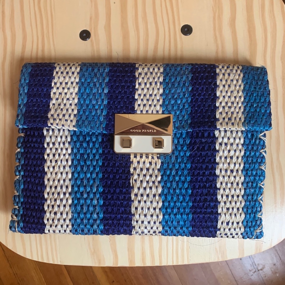 Everyday woven clutch purse